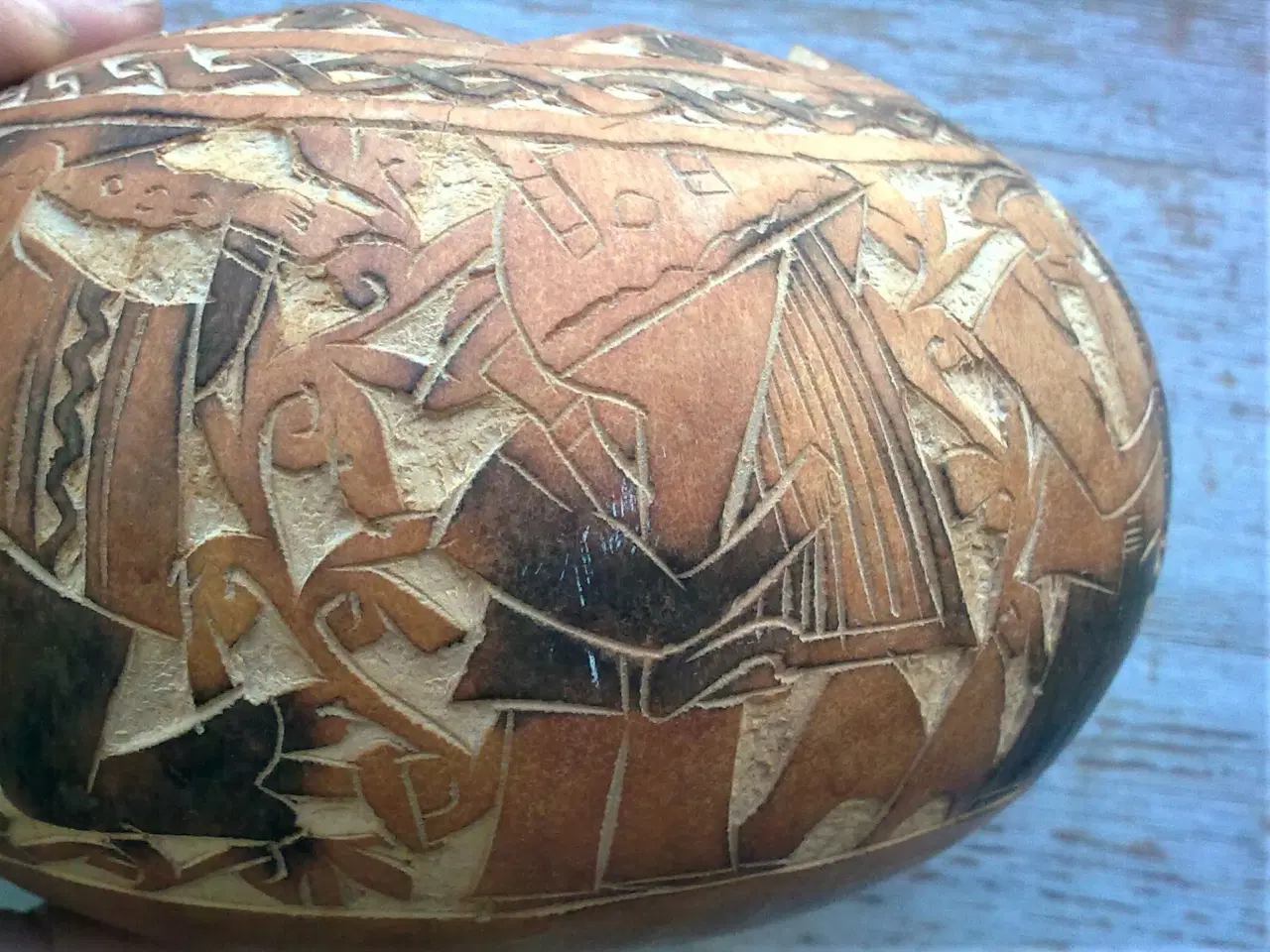 Billede 14 - Kalabas te krus kop Yerba Mate incl. bombilla