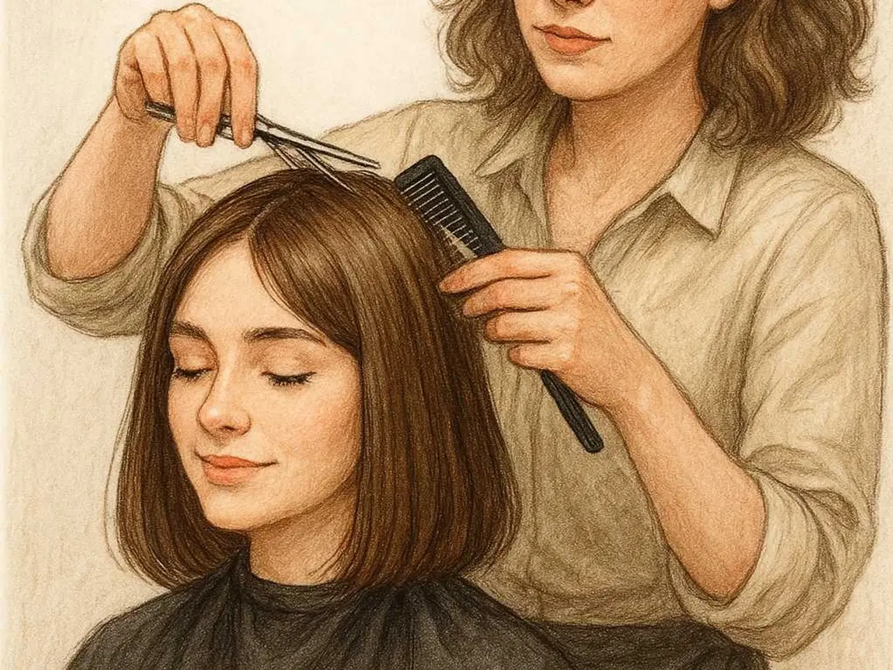 Billede 1 - Lette klipninger klar til julefest 