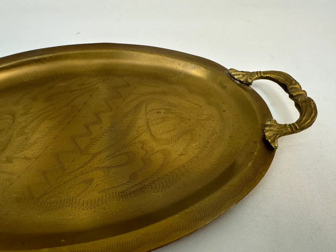 Billede 4 - Lille messing fad / bakke (vintage)