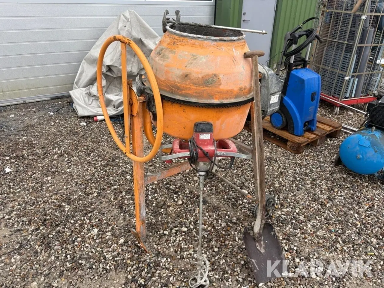Billede 4 - Betonblander, Røreværk og skovl Betomix B134 Røreværk Flex R502FR
