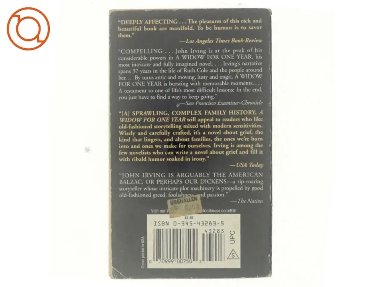 Billede 3 - A widow for one year af John Irving