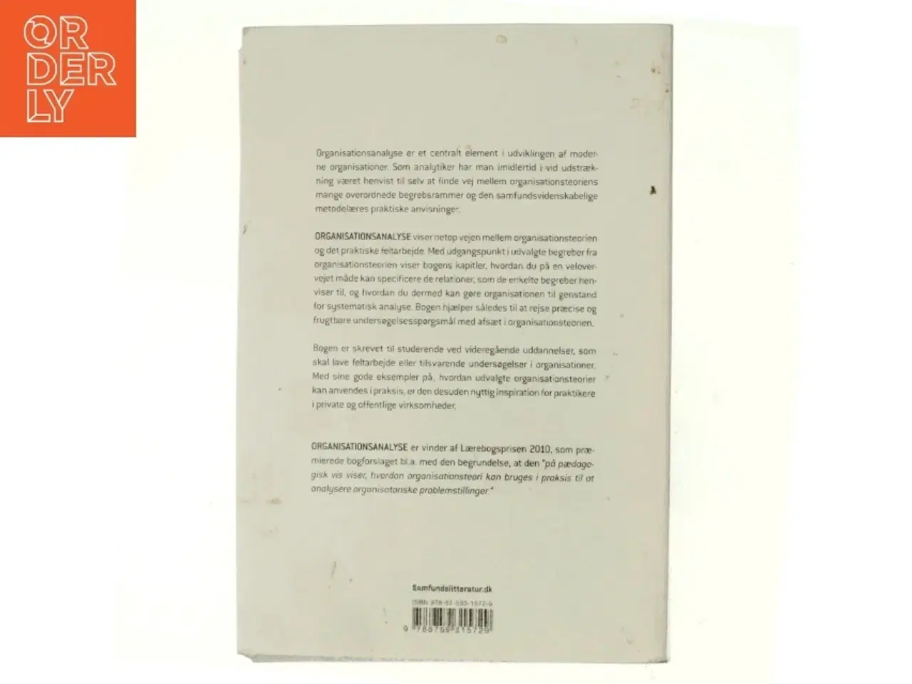 Billede 3 - Organisationsanalyse af Christian Frankel, Kjeld Schmidt (ed.) (Bog)