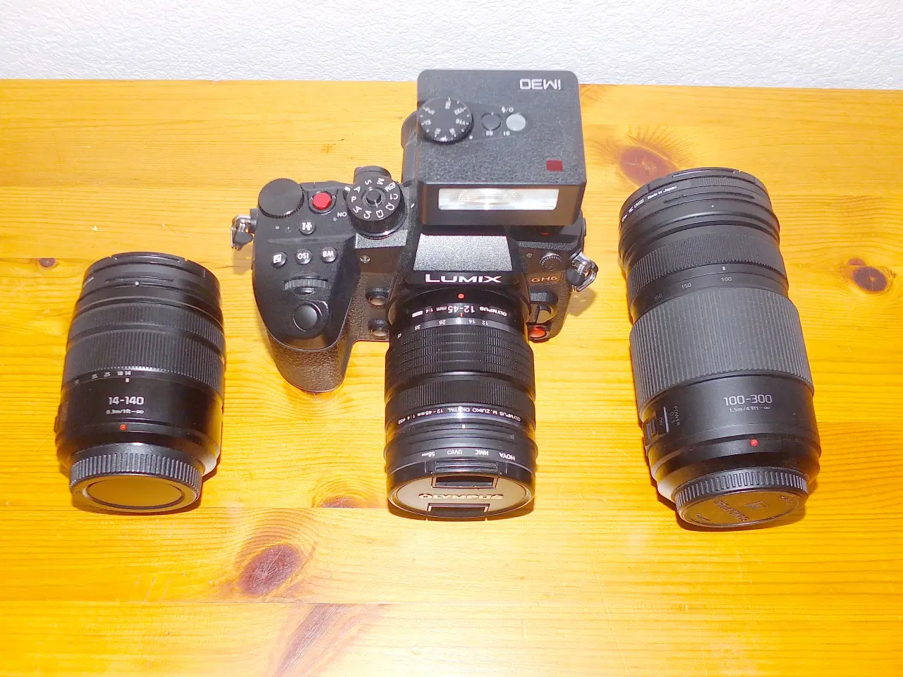 Billede 2 - Panasonic LUMIX GH6 inkl. 3 objektiver og diverse 