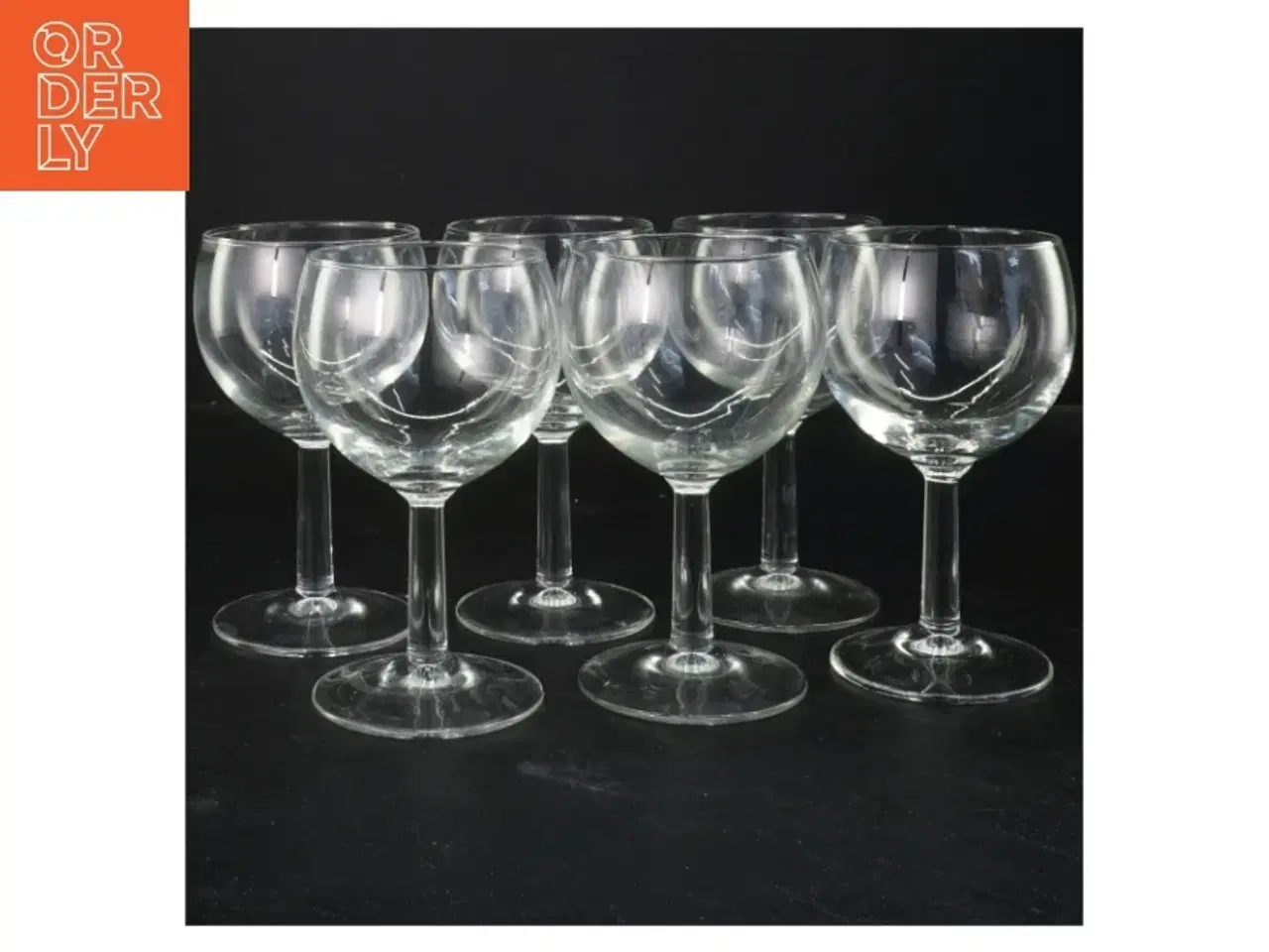 Billede 2 - Seks vinglas (str. 14x7 cm)