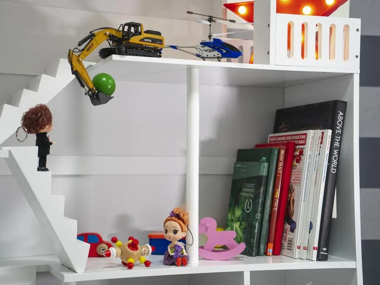 Billede 12 - Dukkehus bogreol 2‑i‑1 LULILO CALLA XXL – 116 cm