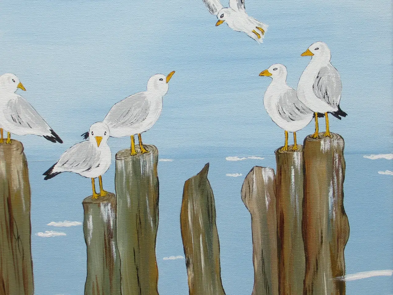 Billede 1 - ACRYL-MALERI nr. G. 13