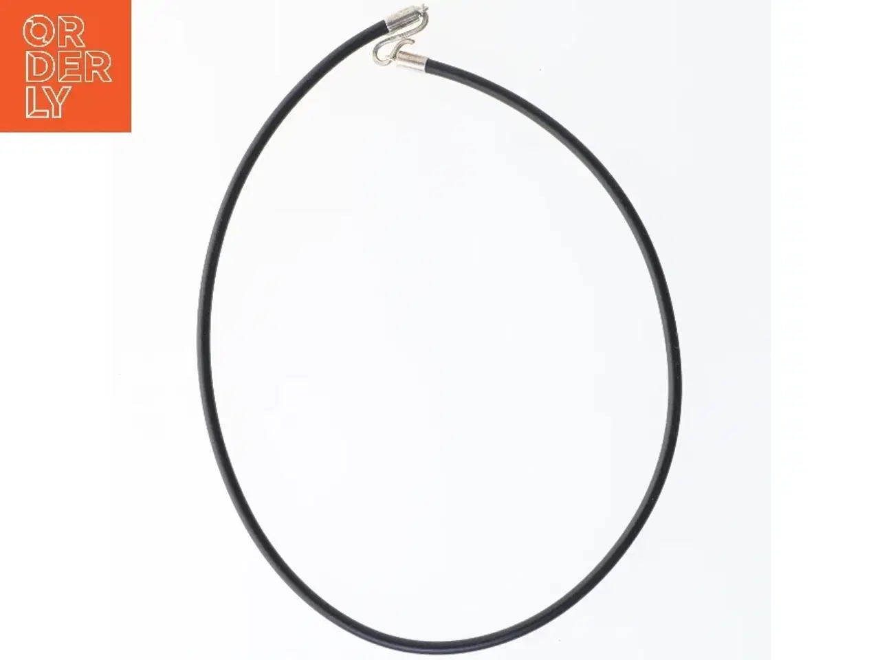 Billede 1 - Simpelt sort halskæde (str. 40 cm)