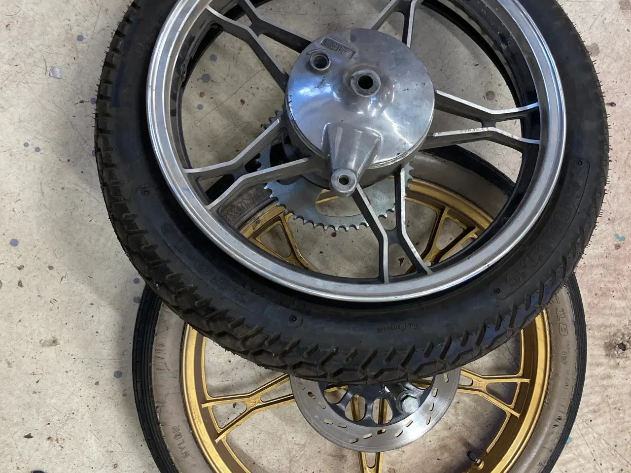 Billede 6 - for og baghjul  forhjul  med skivebremser 