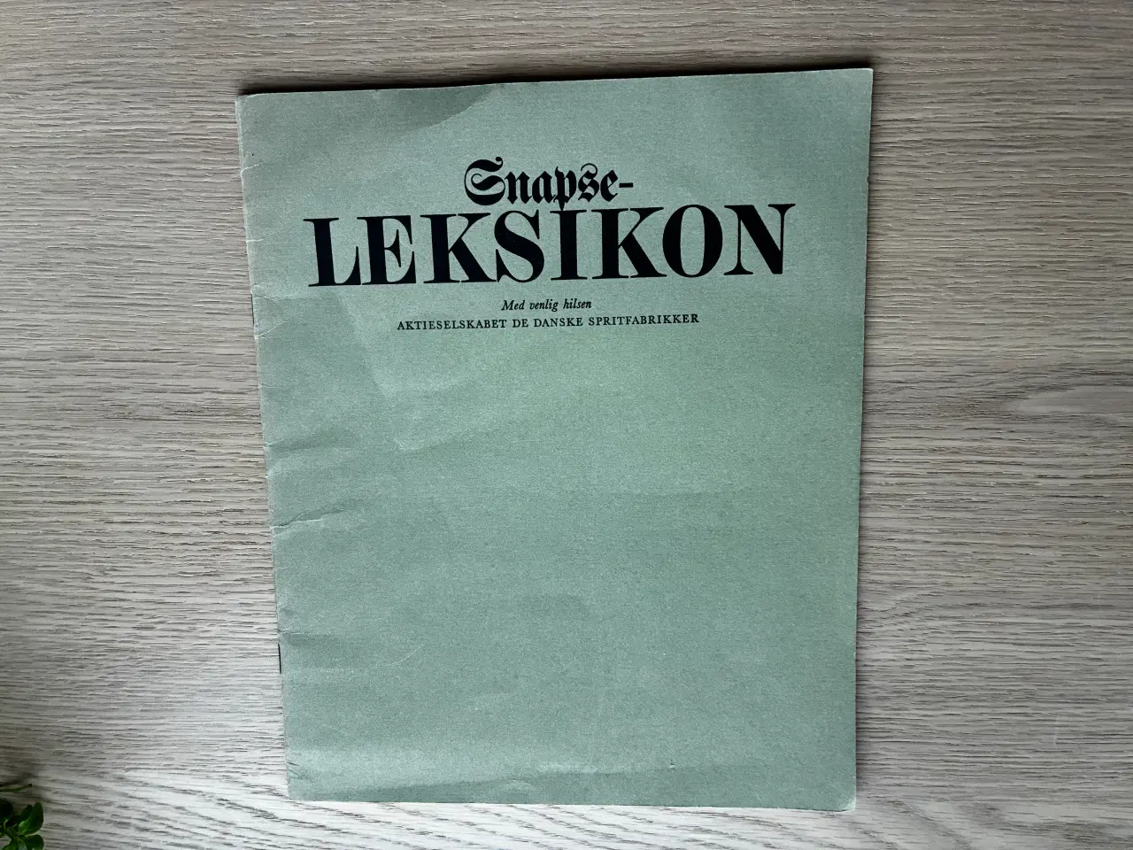 Billede 1 - Snapse-LEKSIKON  