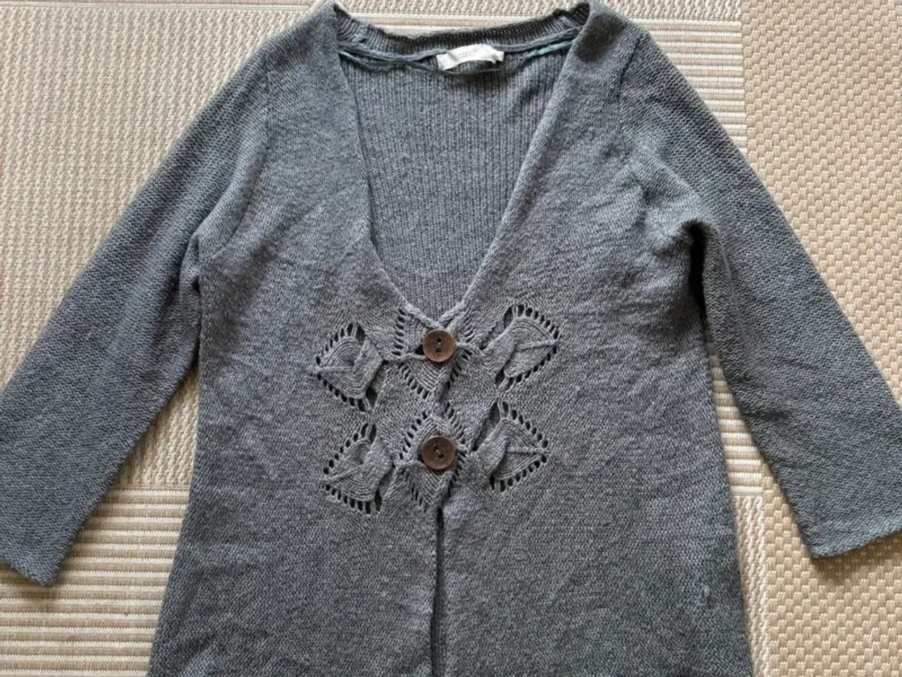 Billede 1 - Zizzi grå strikcardigan str M 46-48.