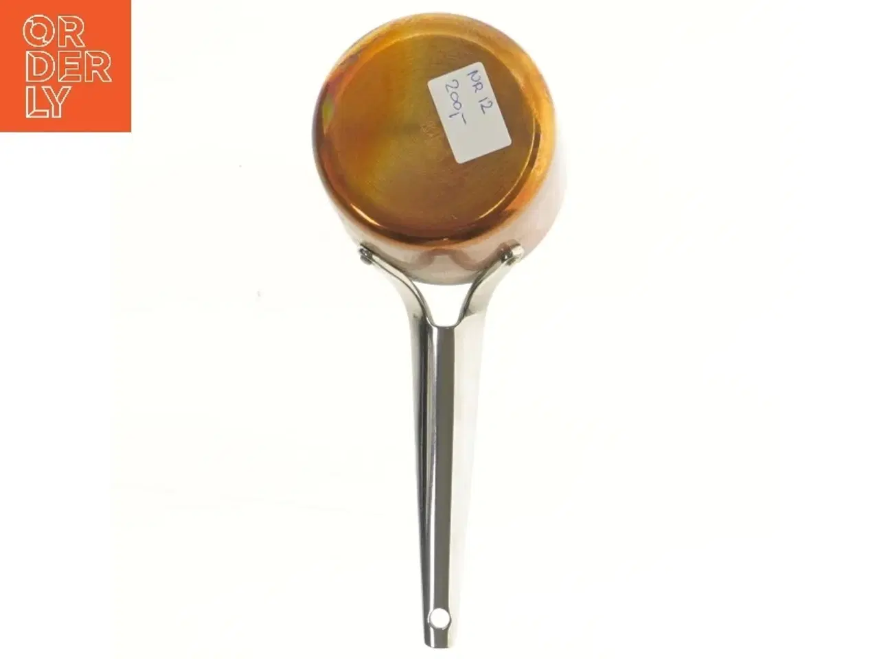 Billede 2 - Kobberkasserolle med langt håndtag fra Georg Jensen (str. Ø 9 cm)