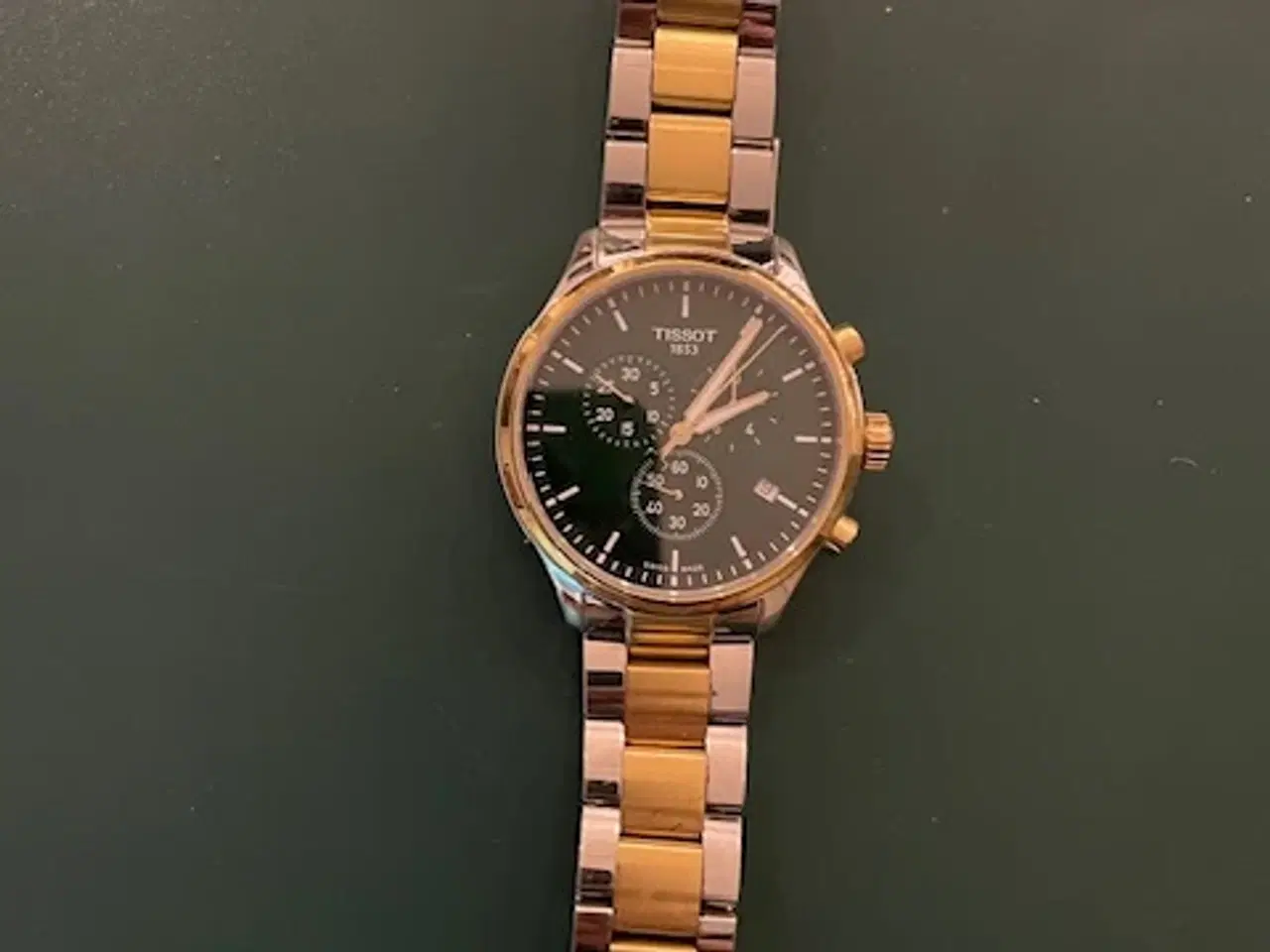 Billede 2 - Flot Tissot ur med grøn antik skive Nr 16617220910