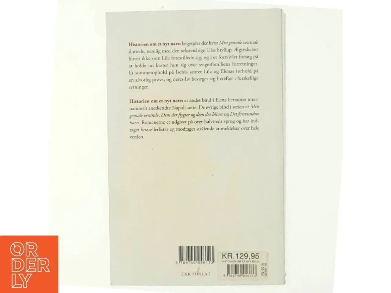 Billede 4 - Historien om et nyt navn : ungdom af Elena Ferrante (Bog)