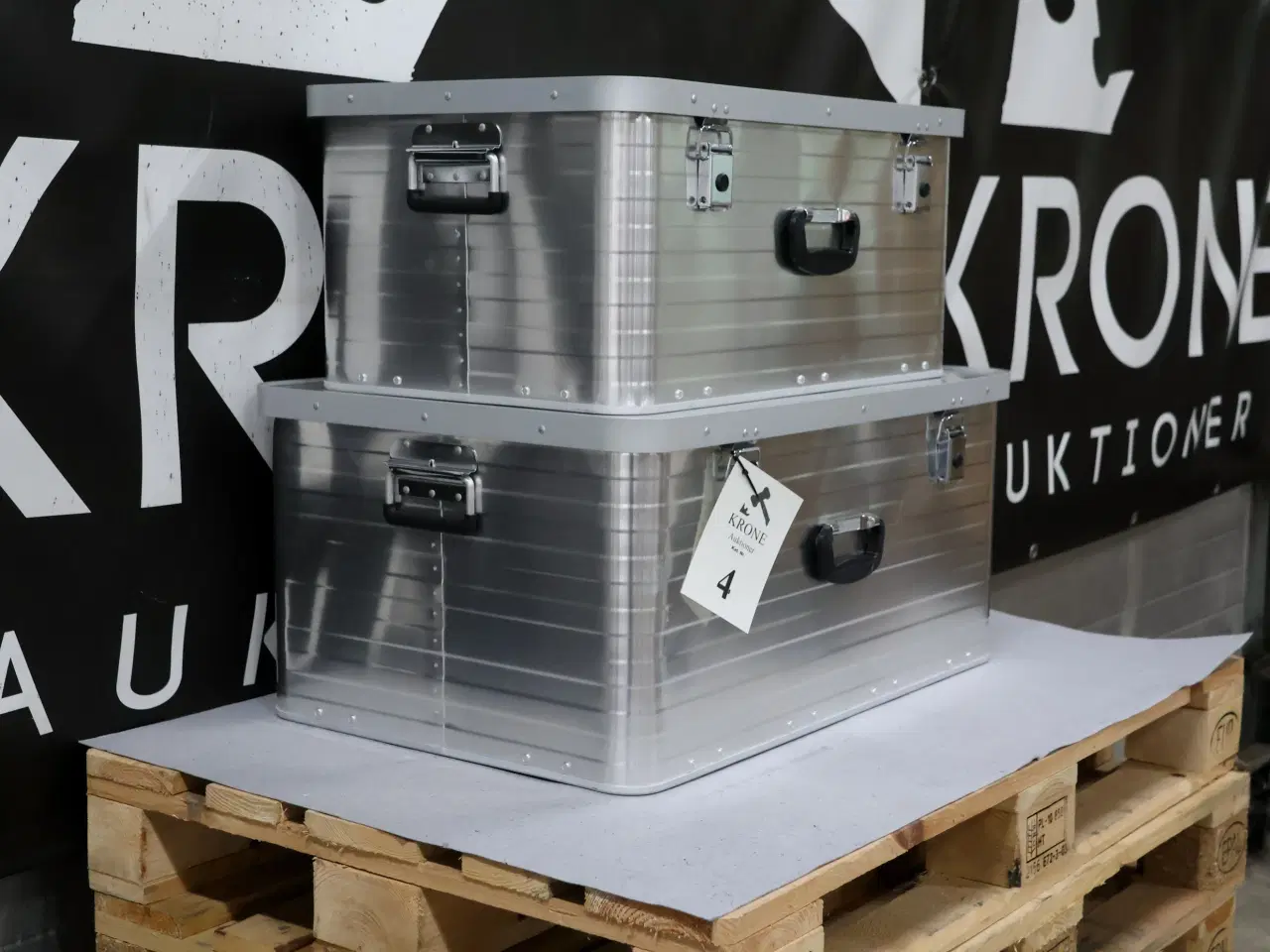 Billede 2 - 2 Stk Enders aluminiums kasser