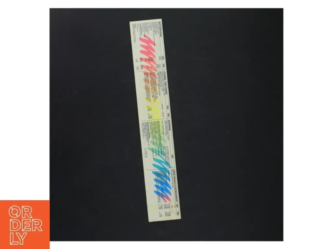 Billede 3 - 30 cm plastlineal med farvegradation (str. 30 cm)