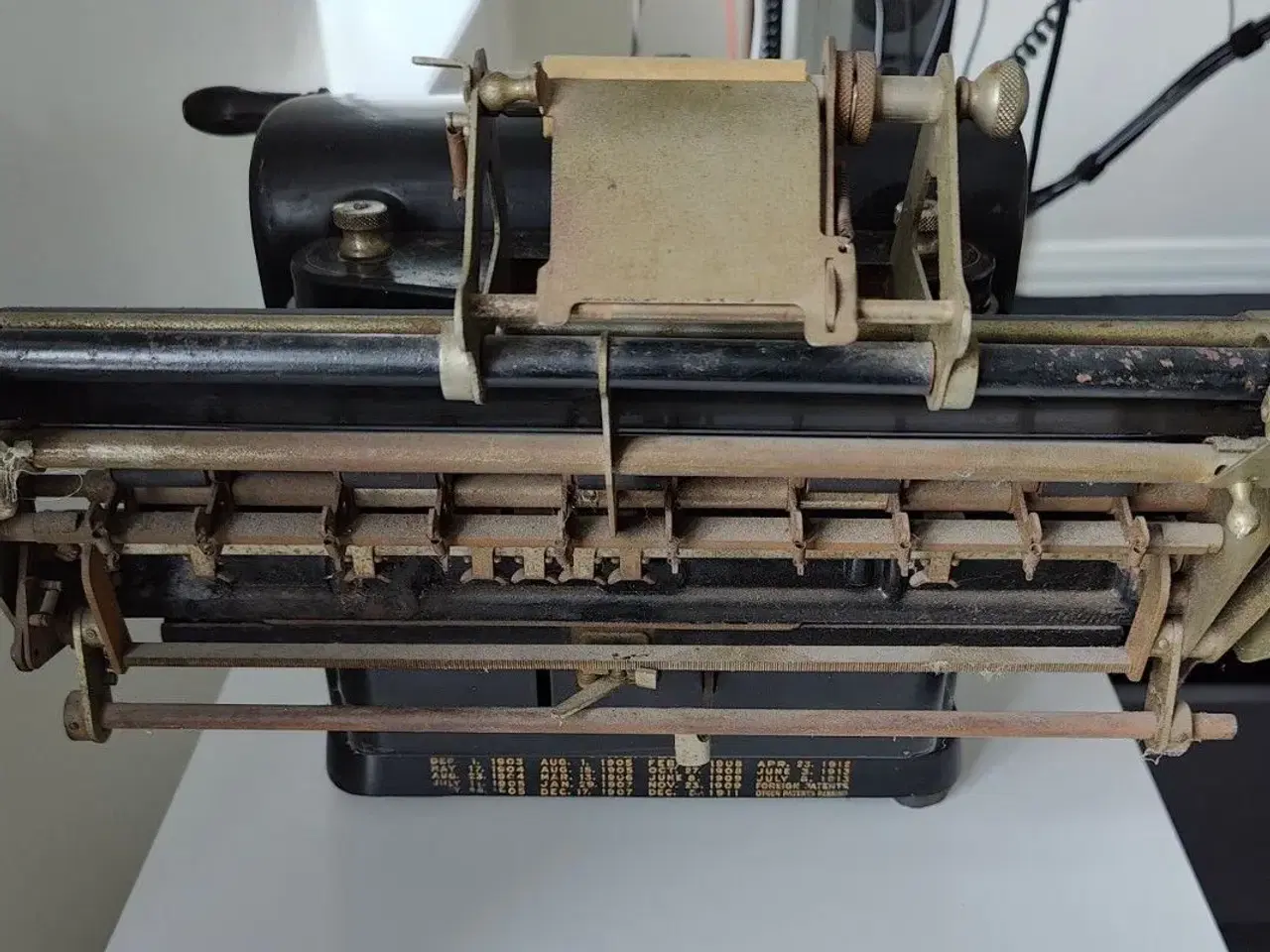 Billede 6 - Antik mekanisk regnemaskine, Jern, 100 år gl.