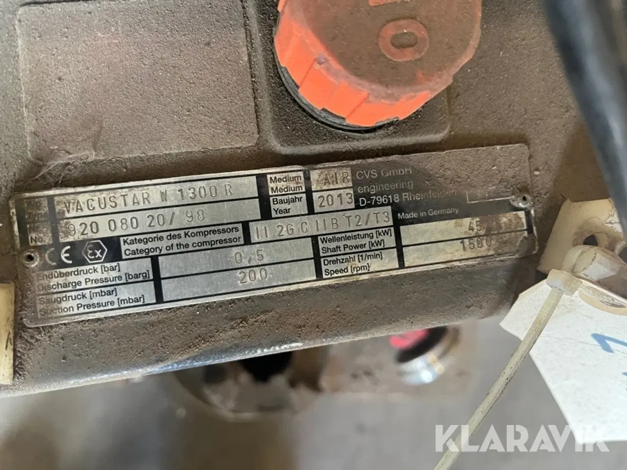 Billede 5 - Vakuumpumpe Vacustar W 1300 R