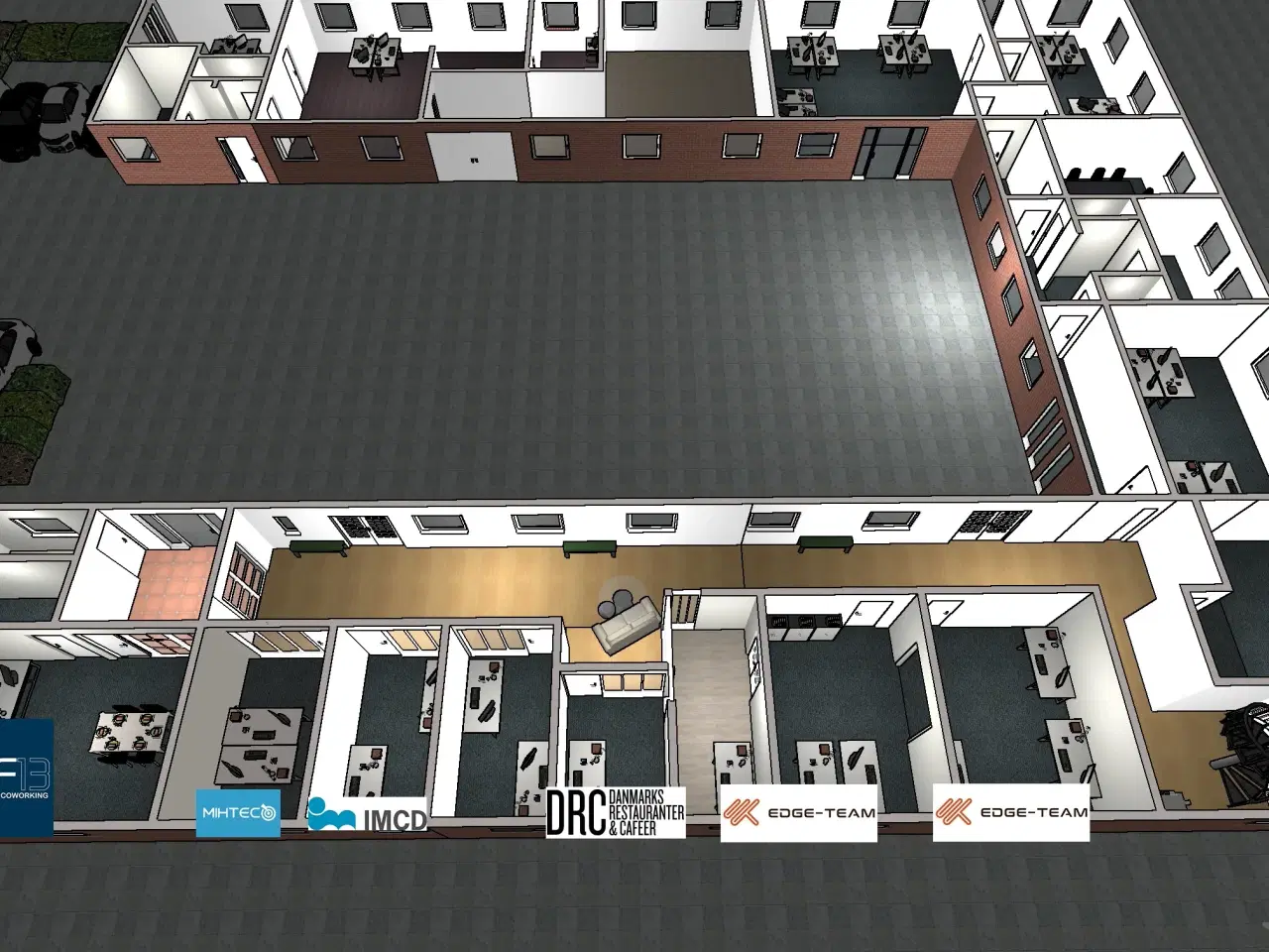 Billede 8 - Kontorbord i eget lokale