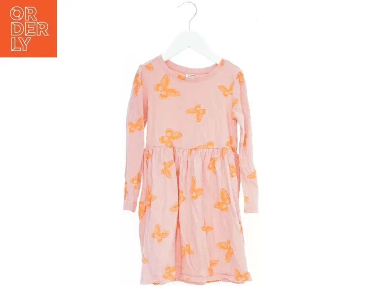 Billede 1 - Langærmet kjole med sommerfugleprint fra Dopodopo (str. 116)