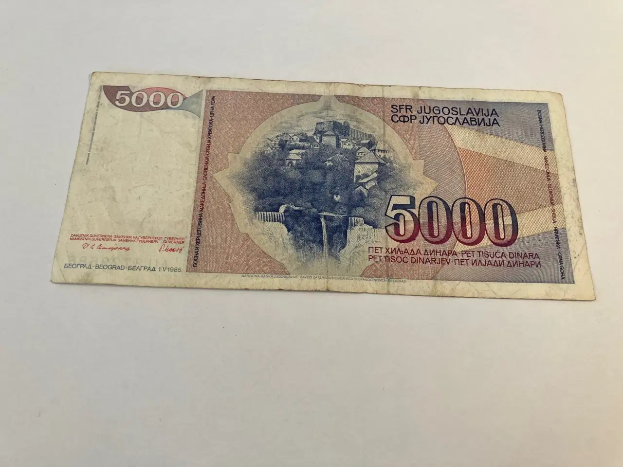 Billede 2 - 5000 Dinara Yugoslavia