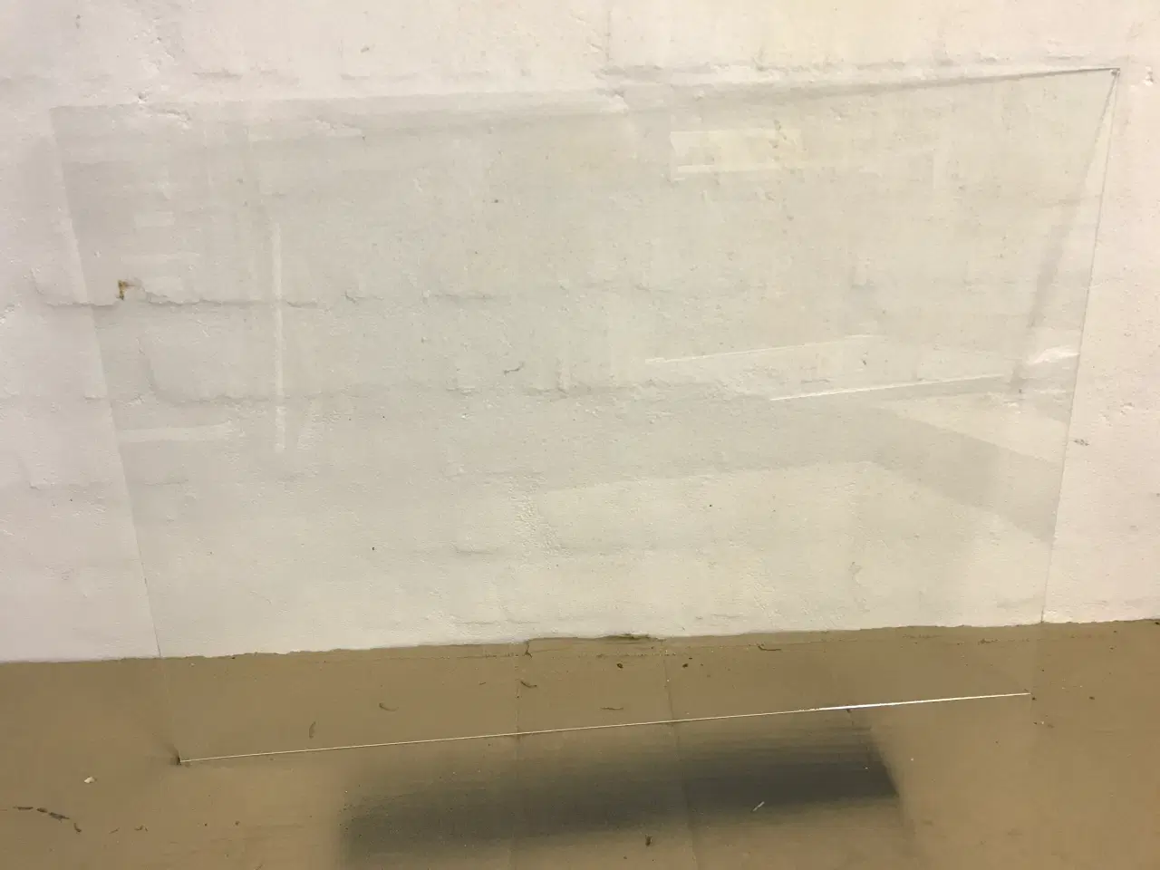 Billede 1 - Glasplade 595 x 420 x 2 mm.