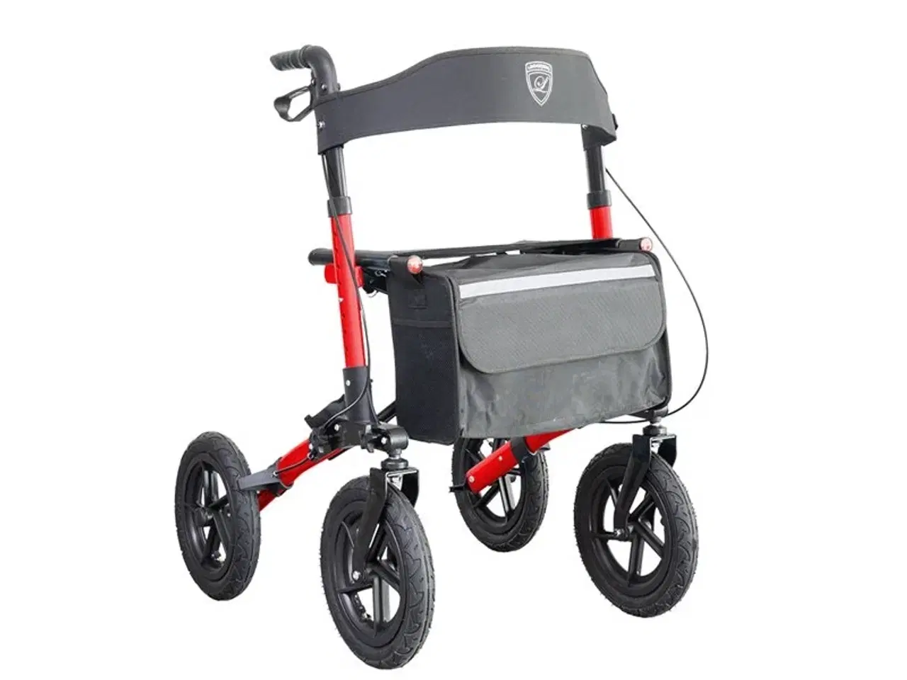 Billede 1 - Lindebjerg Rollator - SPAR 1.500 - HF-200 - Metal Rød