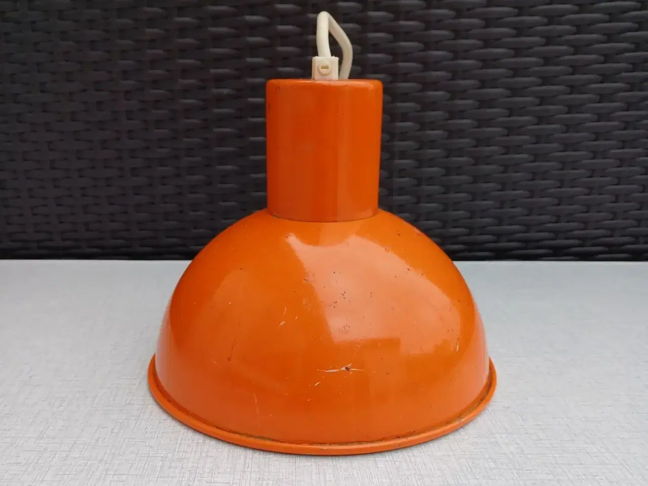 Billede 2 - Orange retro loftslampe.