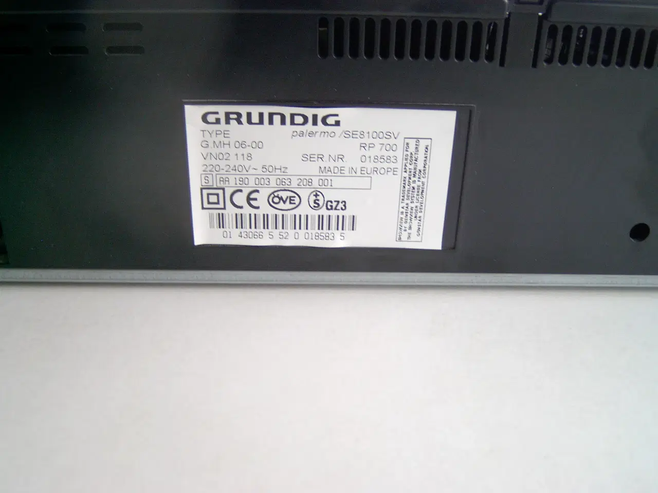 Billede 2 - Grundig SE8100SV videomaskine