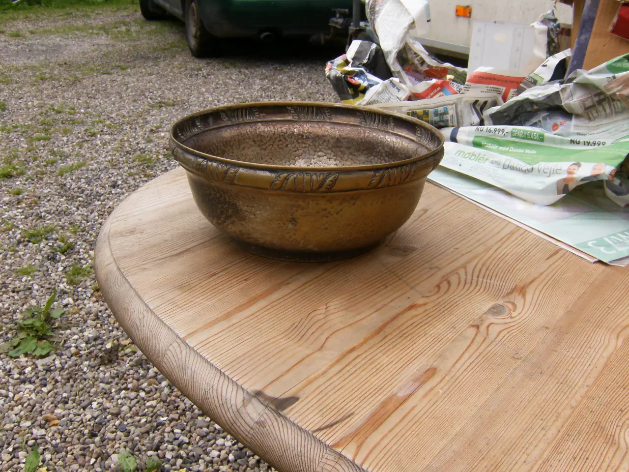 Billede 2 - En 2 tårns sølv skål