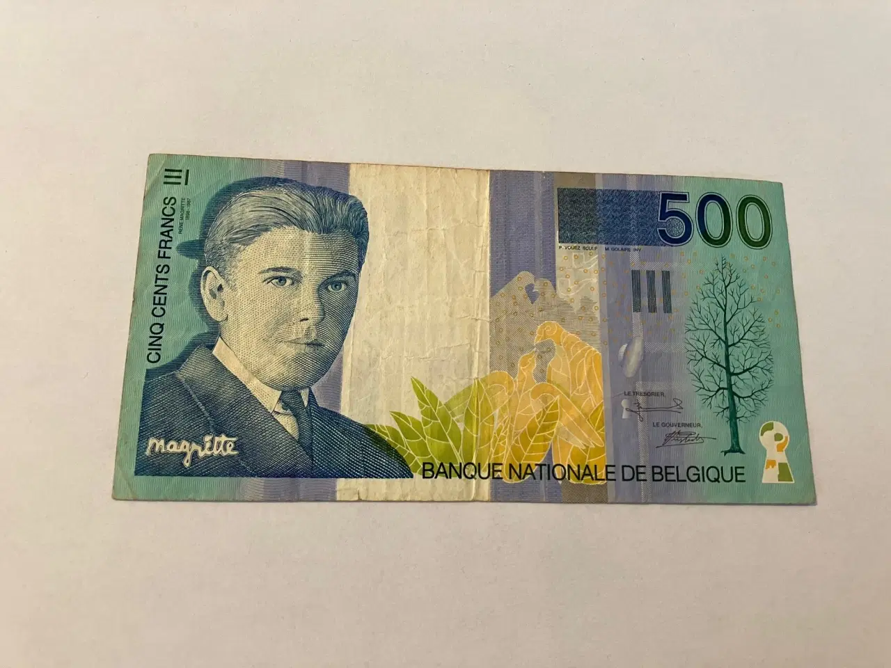 Billede 1 - 500 Francs Belgium