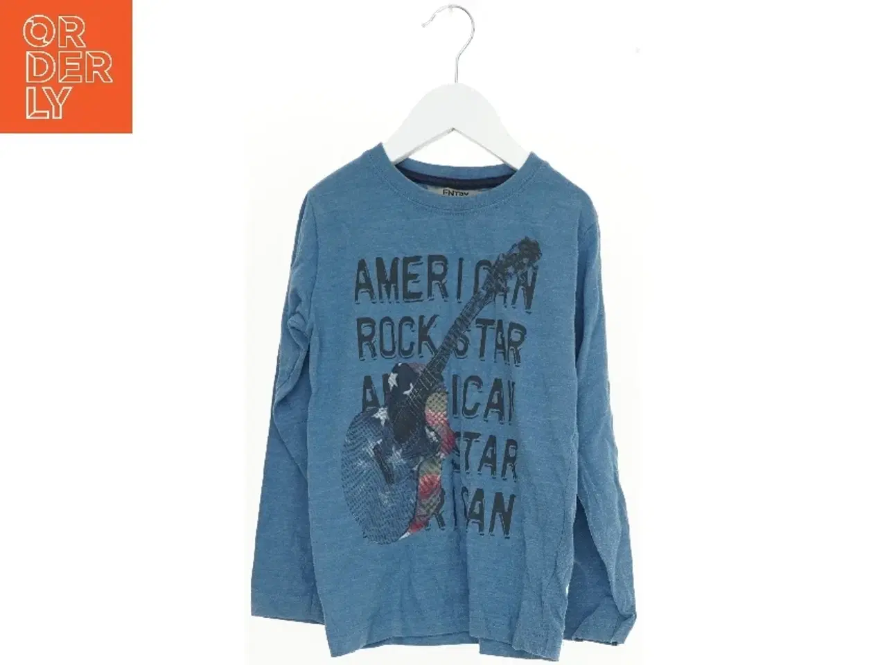 Billede 1 - Langærmet t-shirt med tryk fra Entry (str. 128)