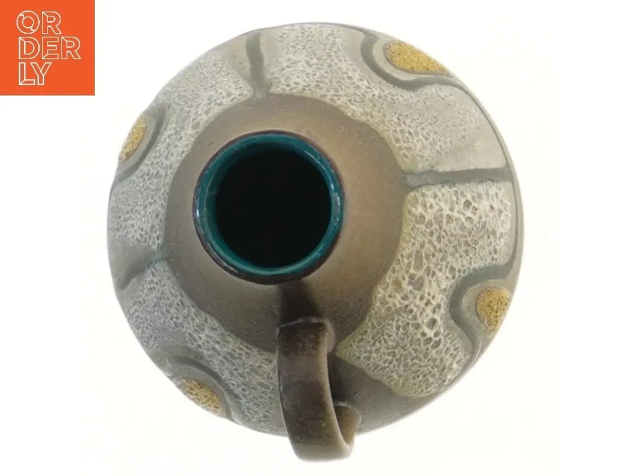 Billede 2 - Keramikvase med dekoration fra W.GERMANY (str. 14x11 cm)