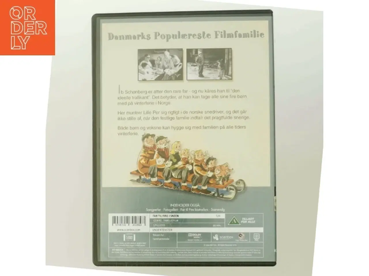 Billede 3 - Far til fire, i sneen med Ib Schønberg (DVD)