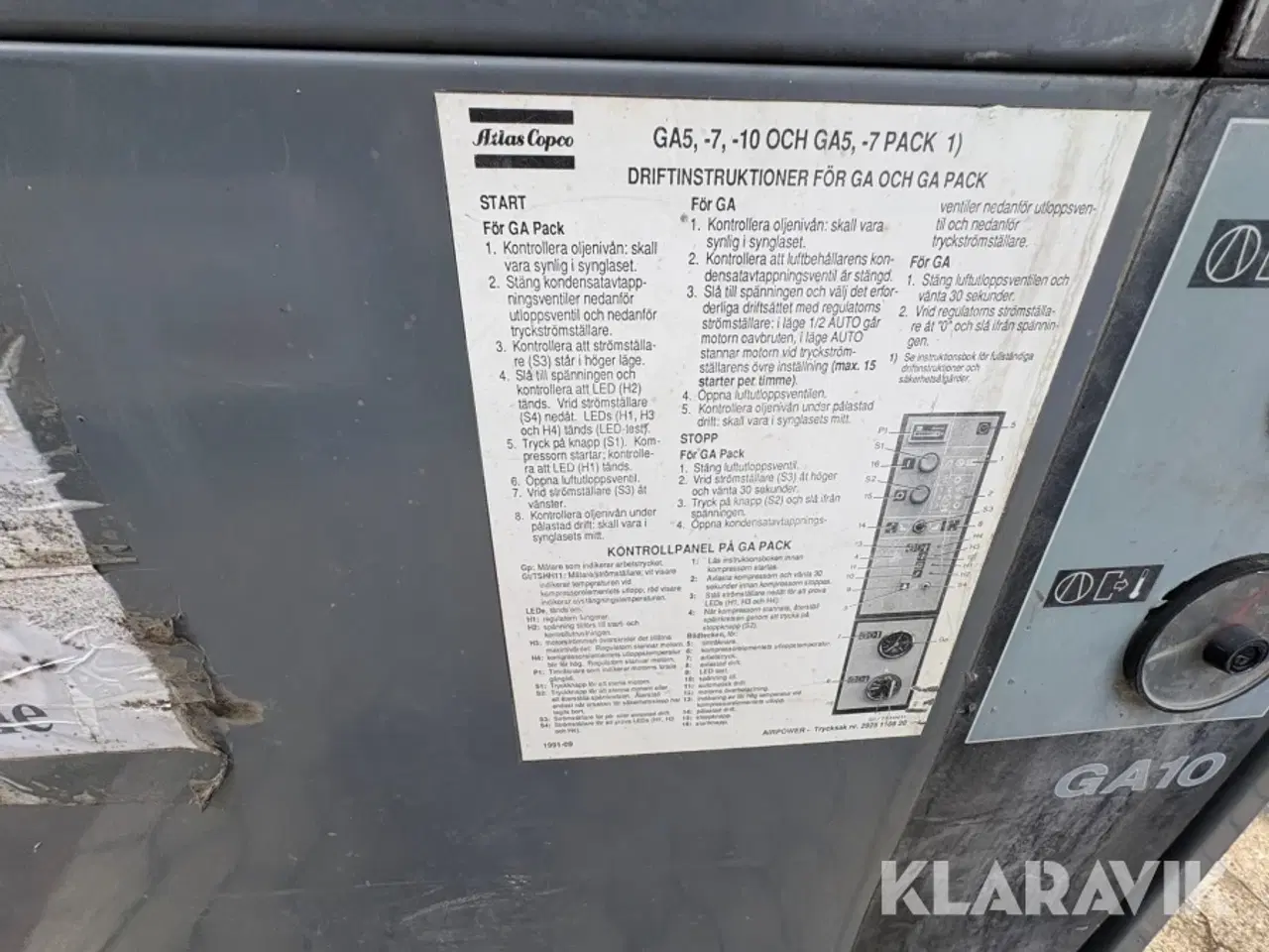 Billede 10 - Kompressorer Atlas Copco GA10