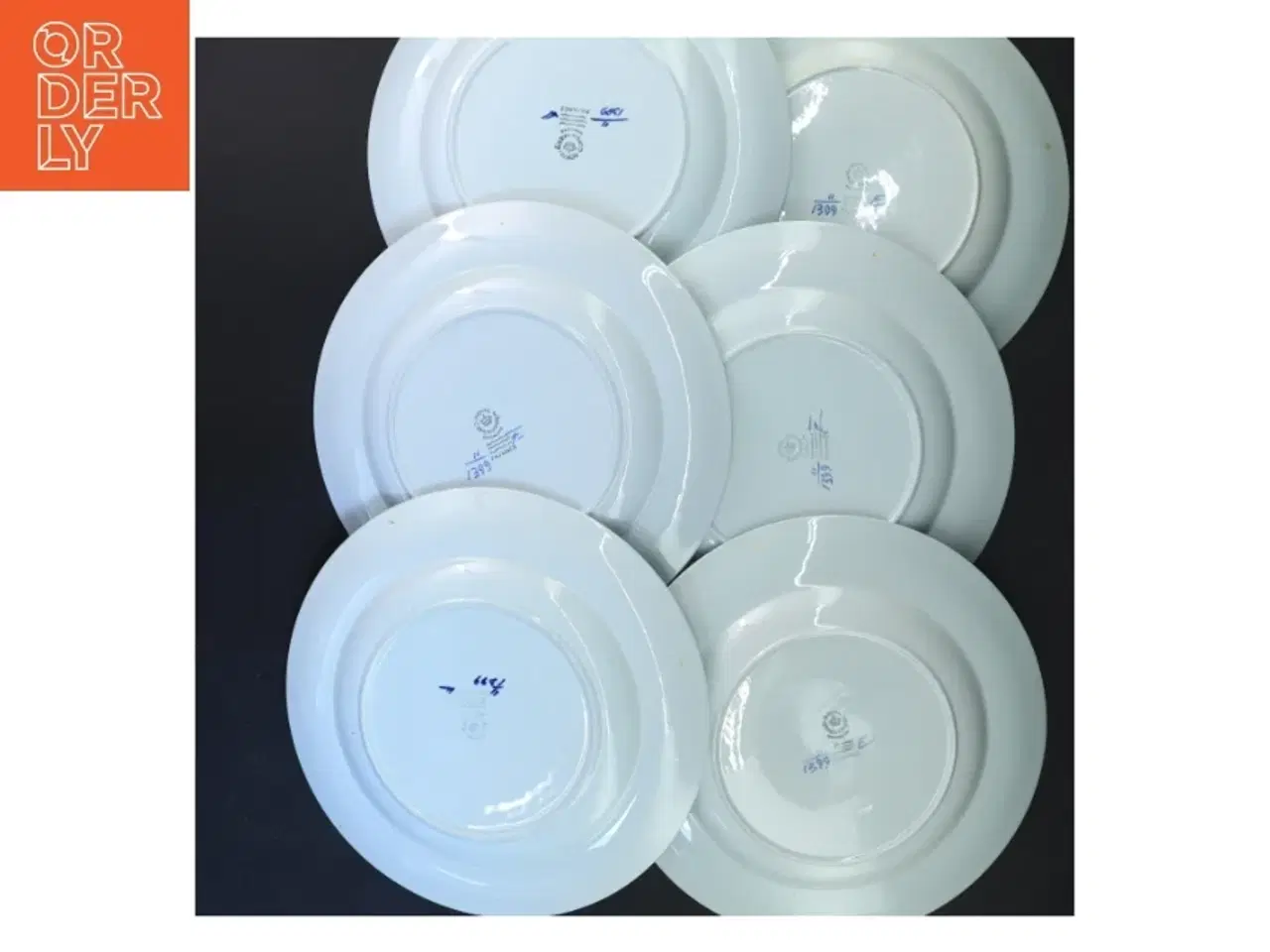 Billede 2 - Royal Copenhagen Aluminia Tranquebar frokosttallerkener (str. Ø 21 cm)