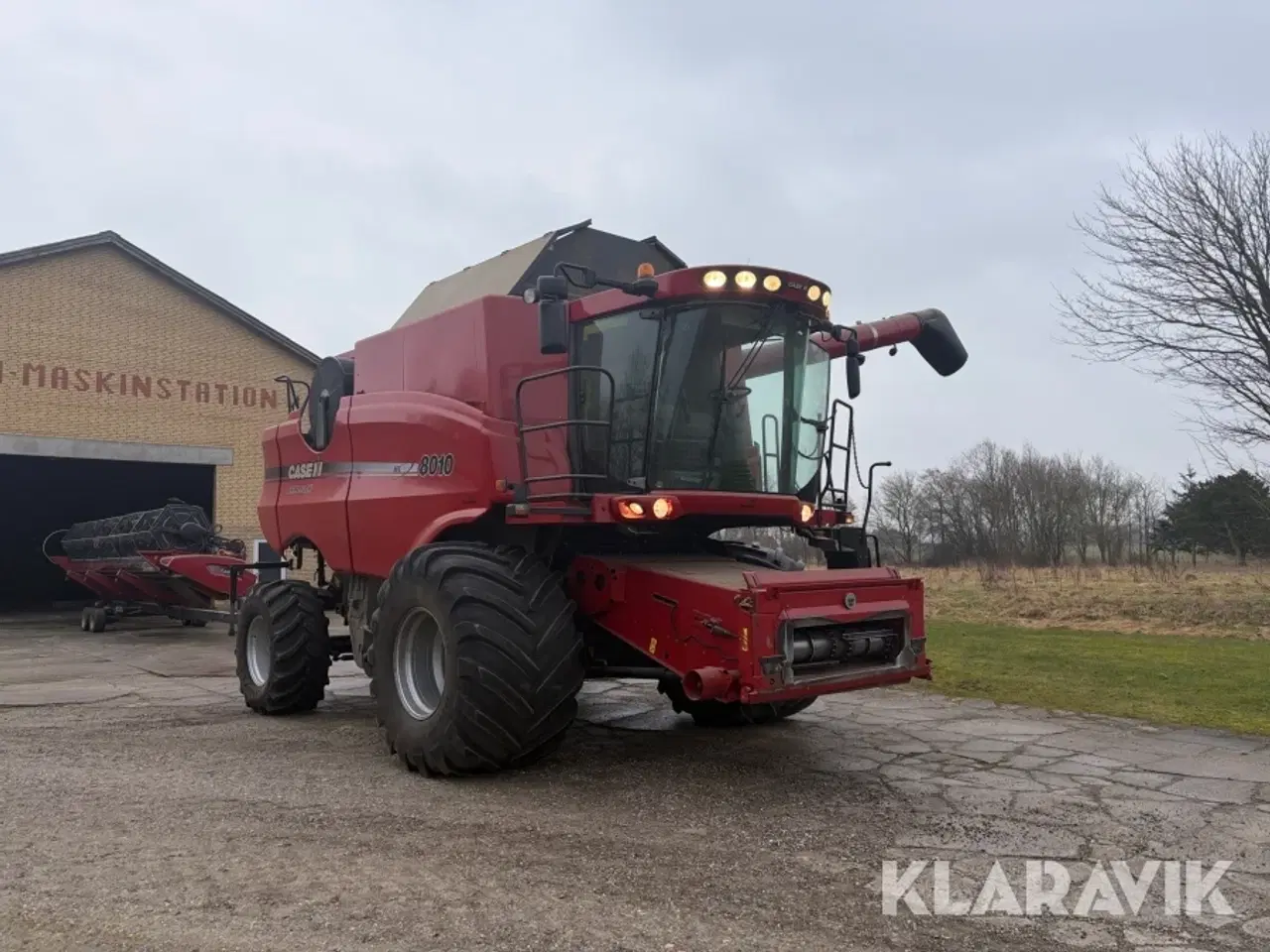 Billede 8 - Mejetærsker Case 8010 arial-flow - skærebor medfølger