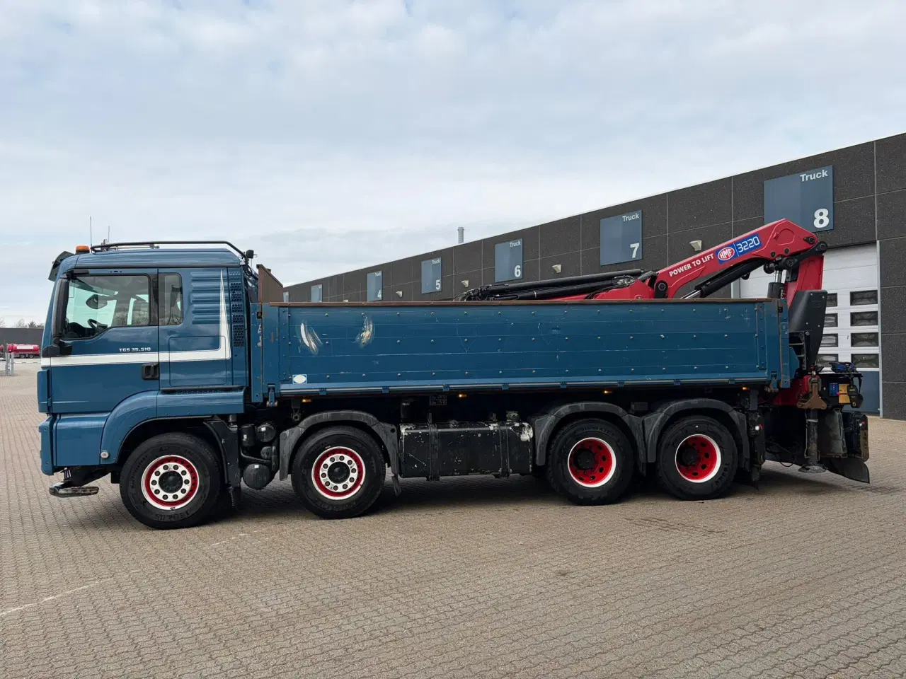 Billede 4 - MAN TGS 35.510 8X4, Tip-kran