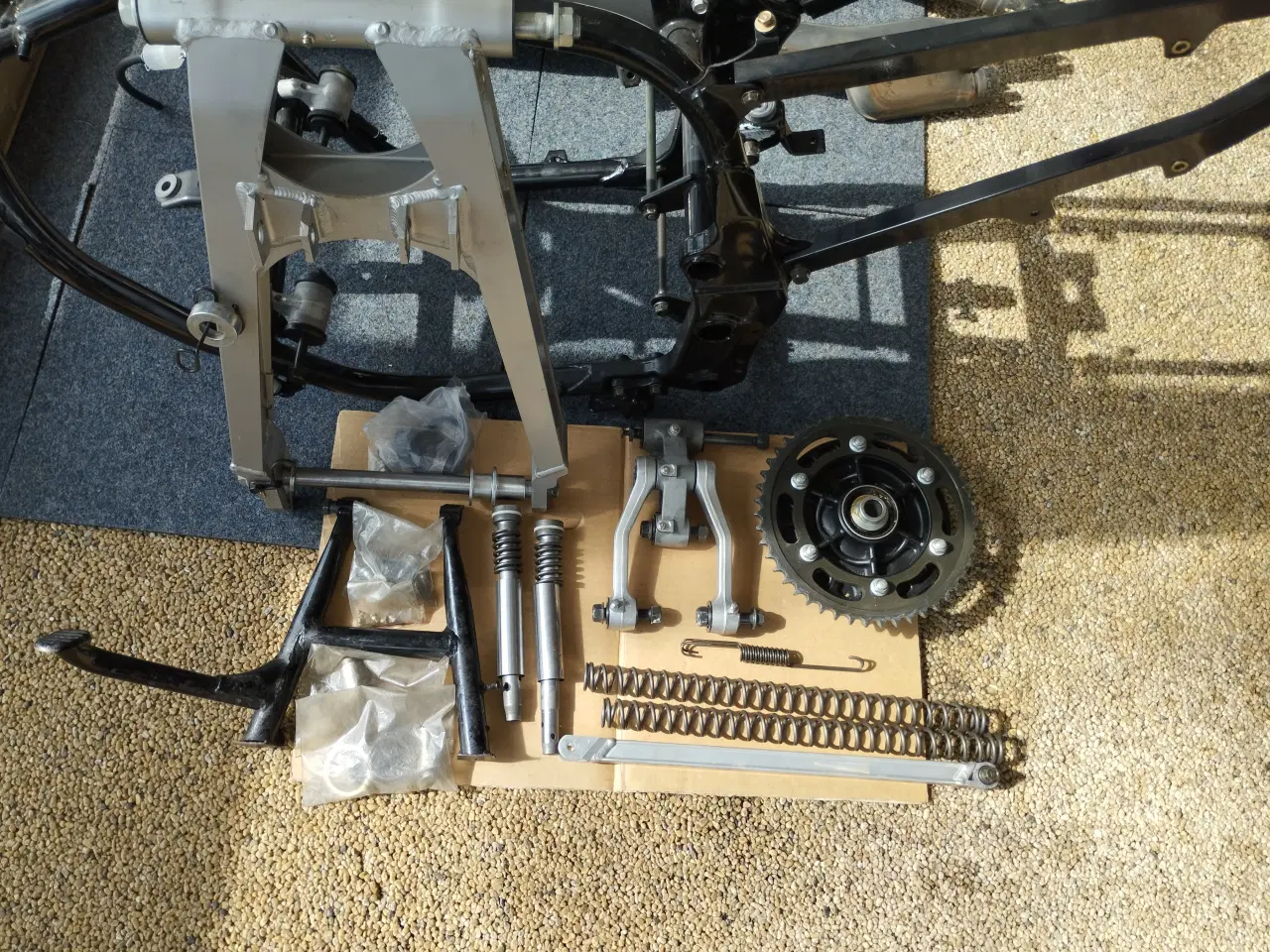 Billede 6 - Stel for og bag til Kawasaki GPX 750R ( se % ) .