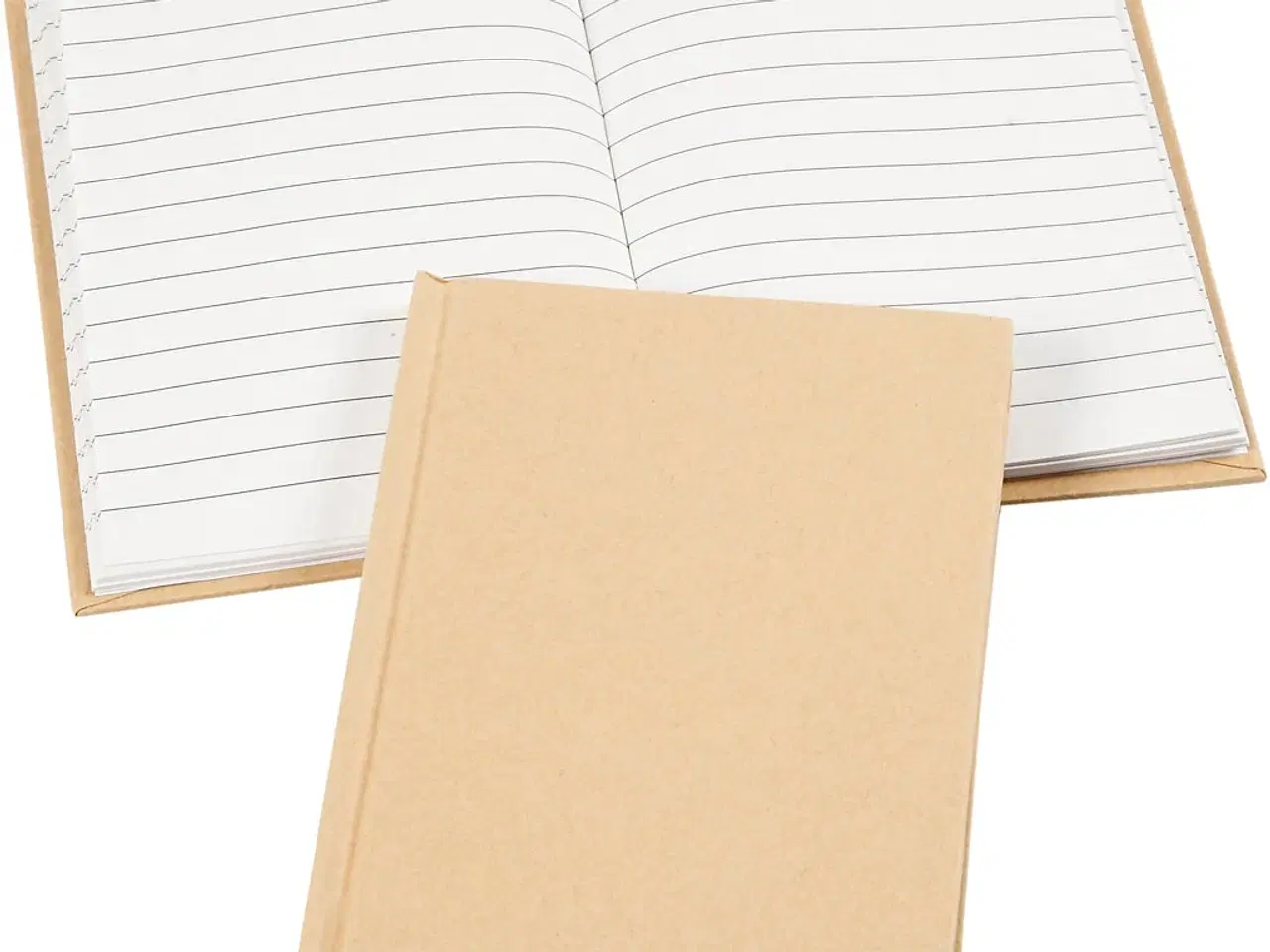 Billede 1 - Notesbog, A6, ark 105x148 mm, 60 g, brun, 1 stk.