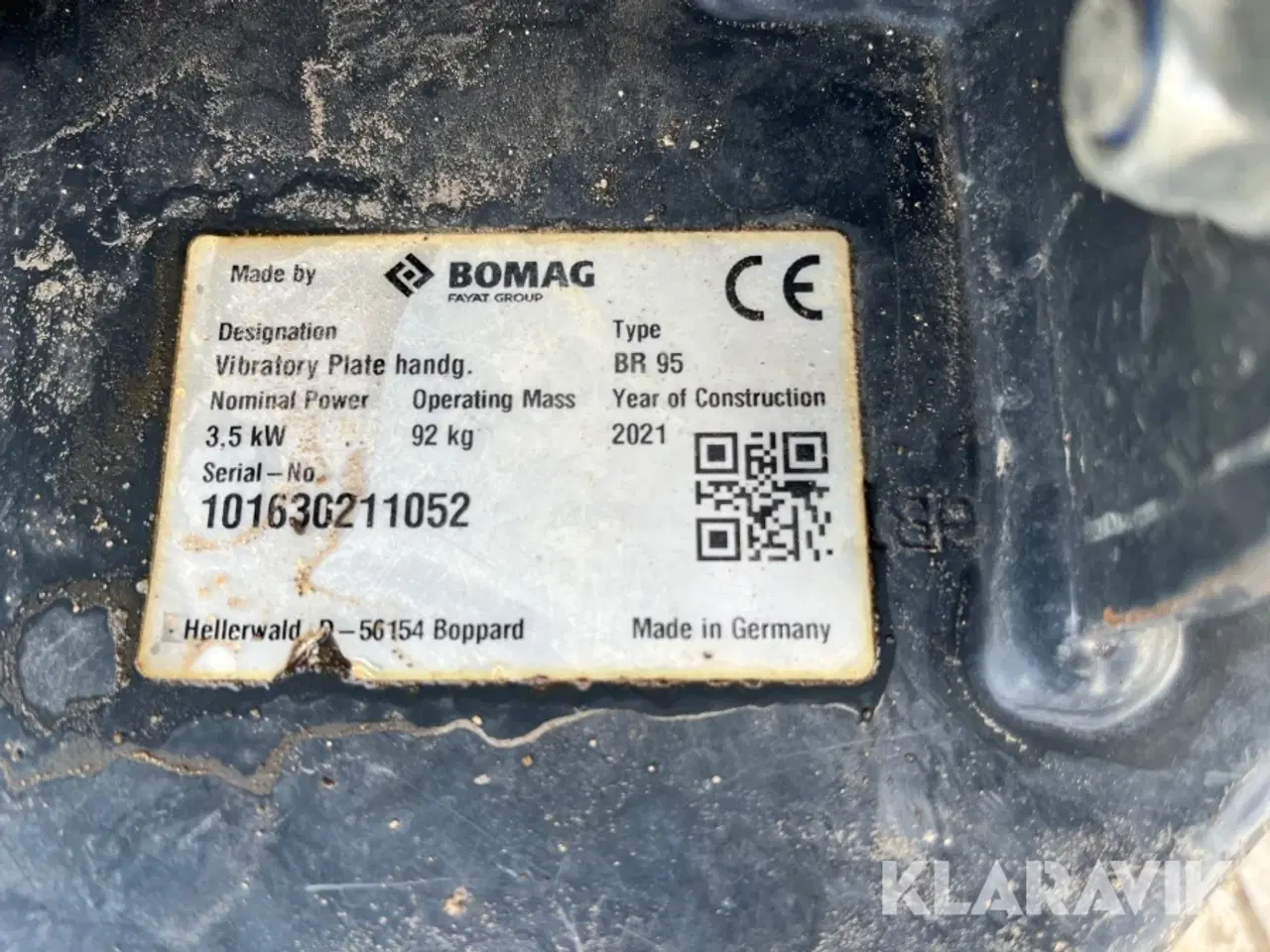 Billede 8 - Pladevibrator Bomag BR95
