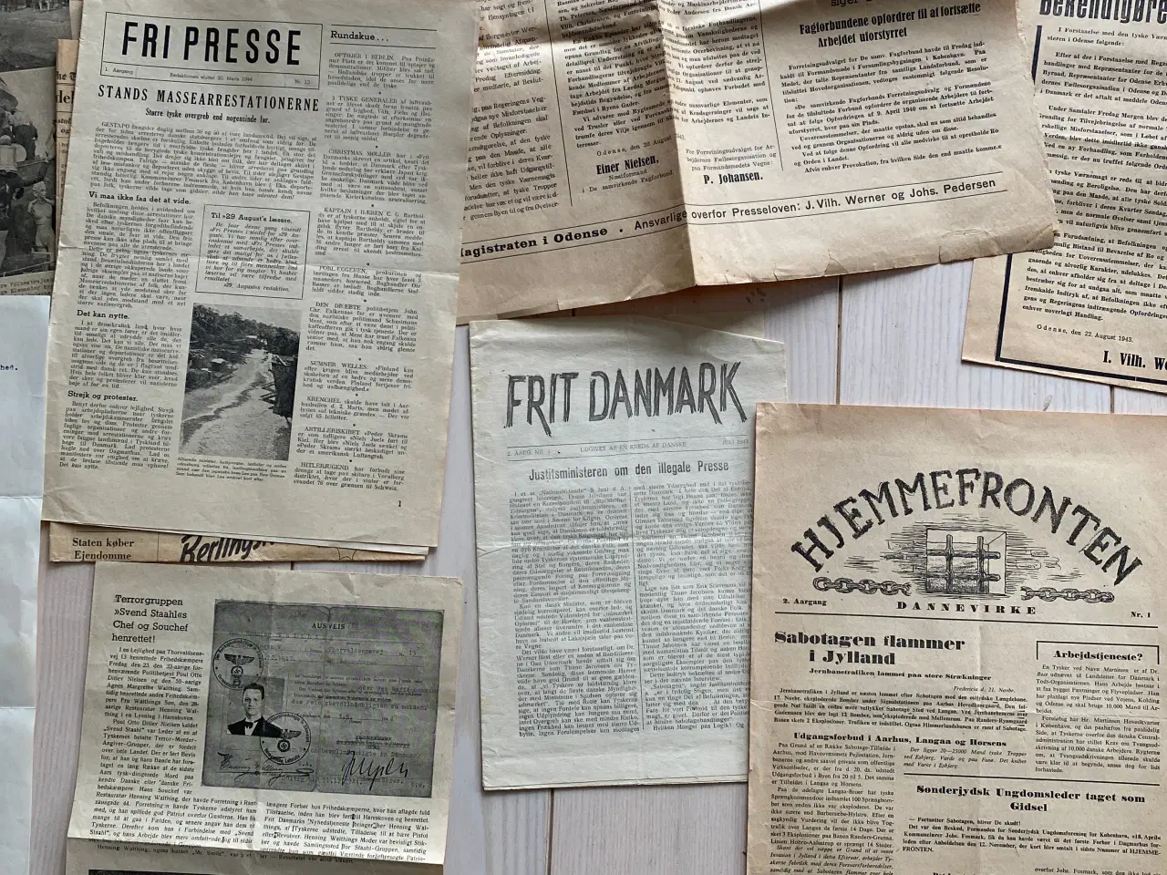 Billede 6 - 2. Verdenskrig diverse papirer