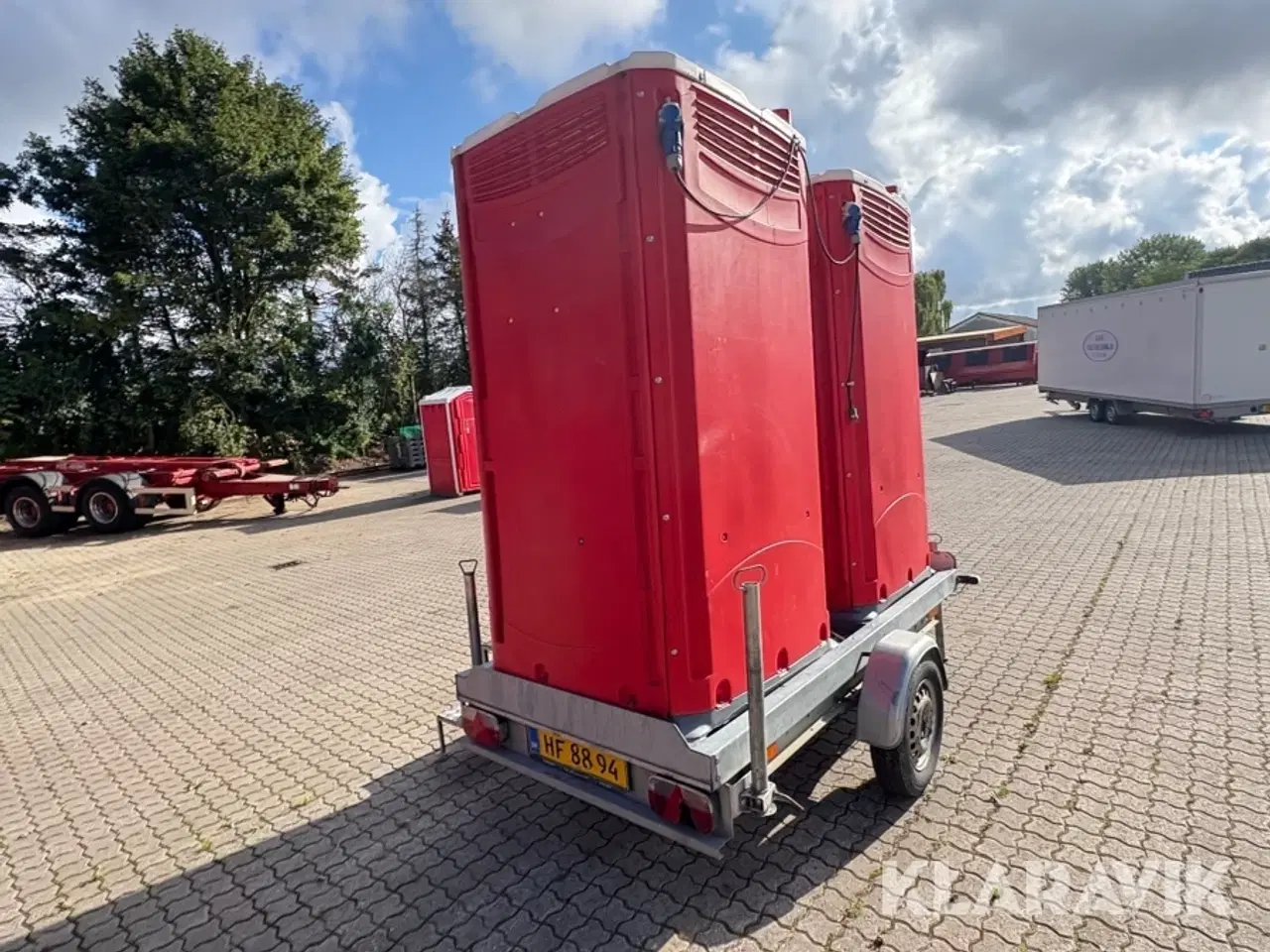 Billede 5 - Dobbelt toilet trailer Stema F 7515