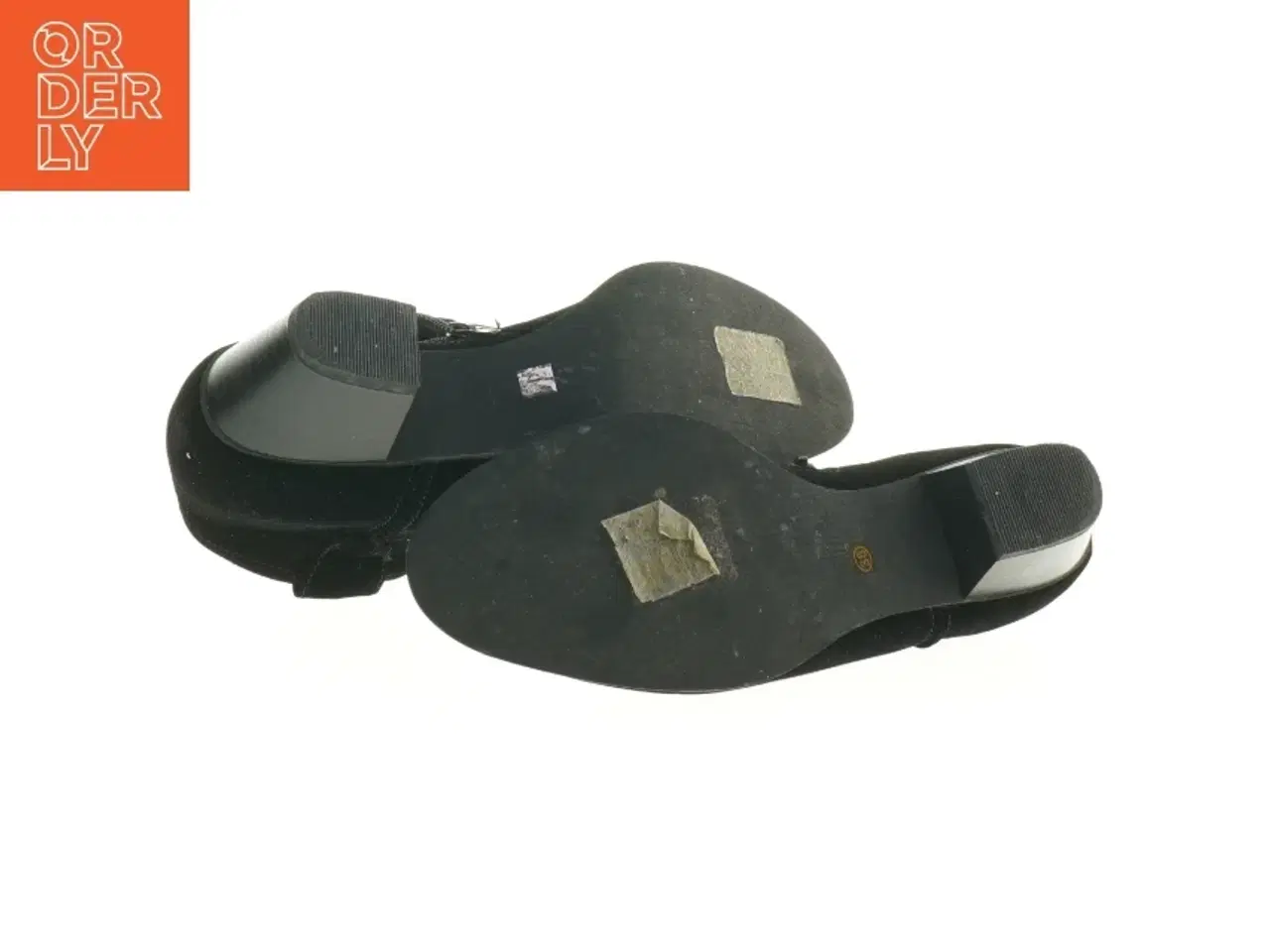 Billede 3 - Sort ankelstøvler med hæl (str. 38 )