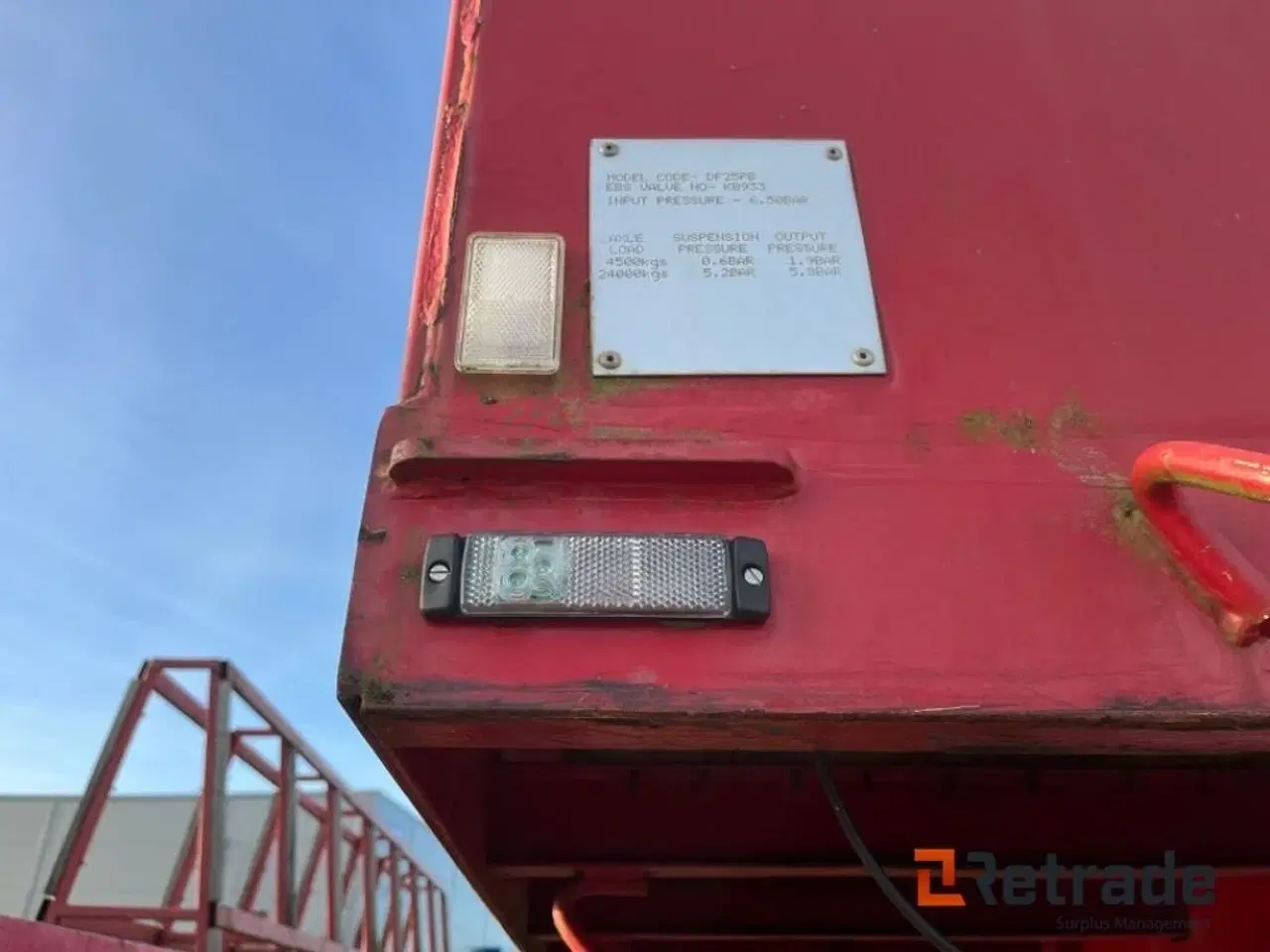 Billede 2 - Dennison Semitrailer/blok/elementvogn