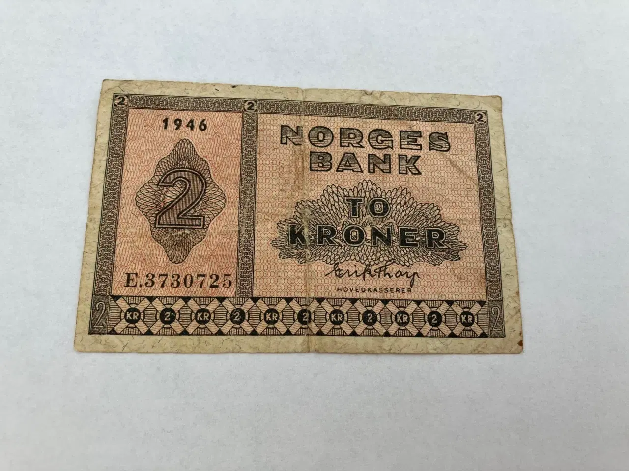 Billede 1 - 2 Kroner 1946 Norge