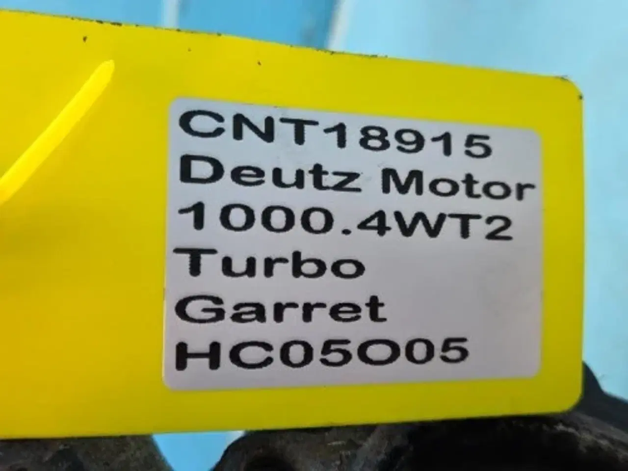 Billede 16 - Deutz 1000.4WT2 Turbo Garrett
