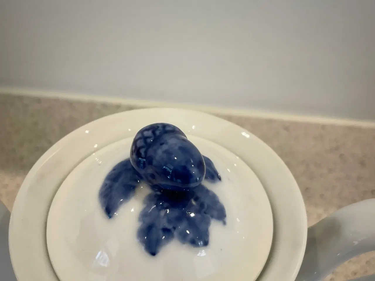Billede 2 - Royal Copenhagen blå blomst kaffekande  