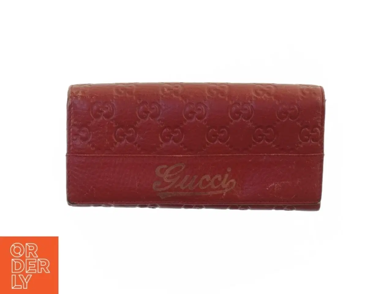 Billede 1 - Vintage Læder Clutch Pung fra Gucci (str. 19 x 10 cm)