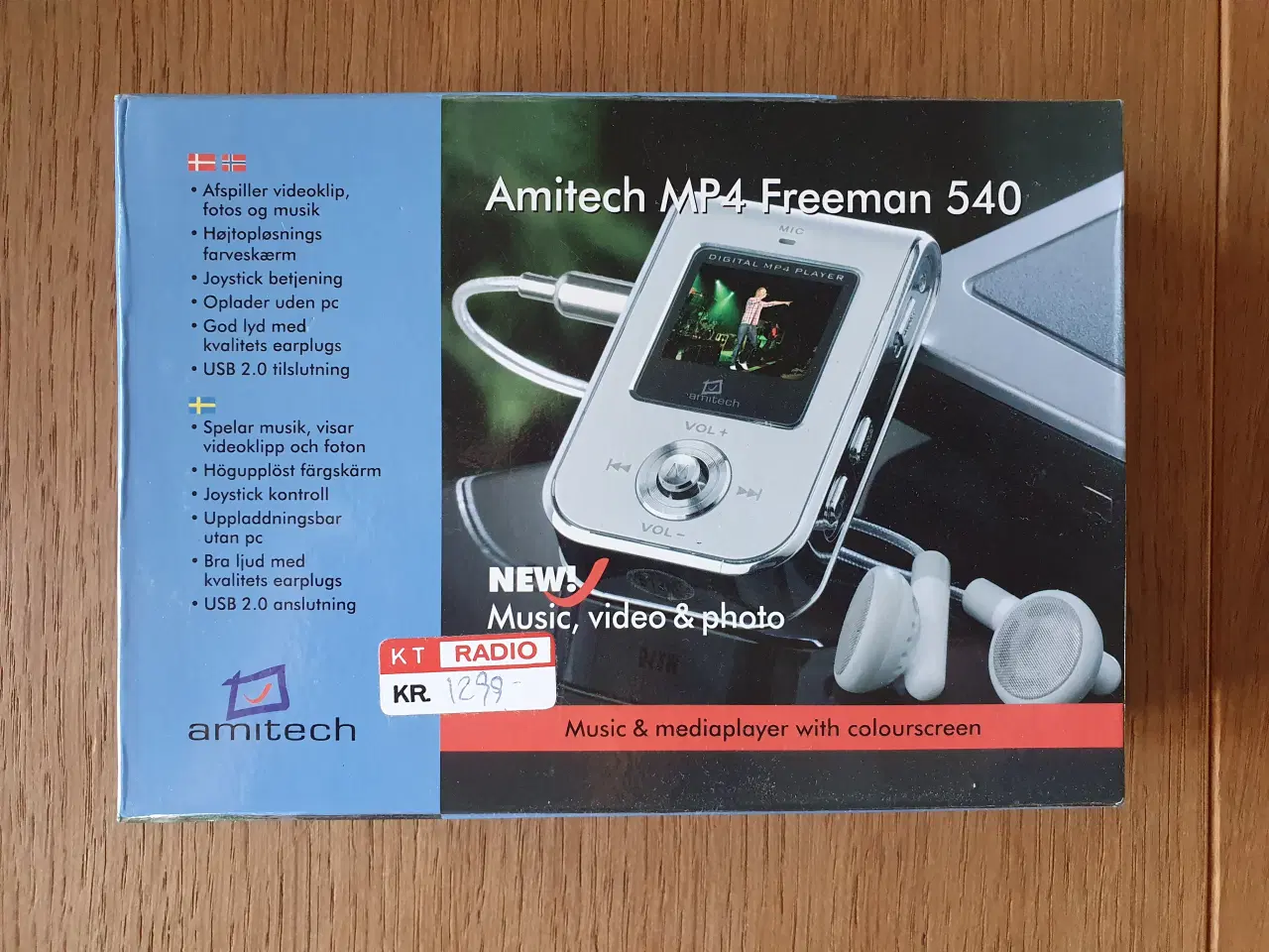 Billede 4 - Amitech MP4 Freeman 540 afspiller 