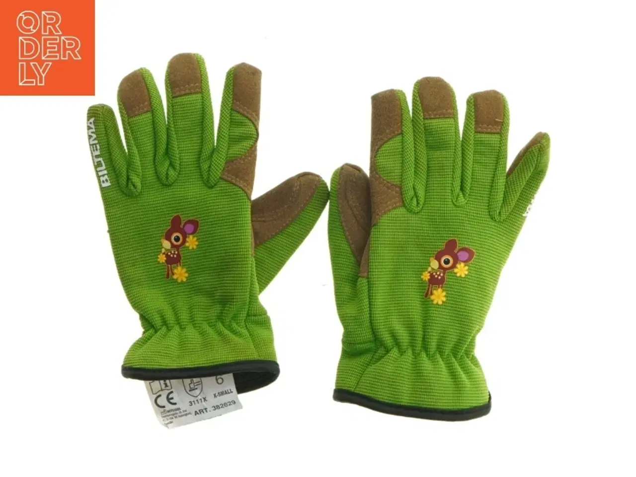 Billede 1 - Børnearbejdshandsker fra Biltema (str. 18 cm)